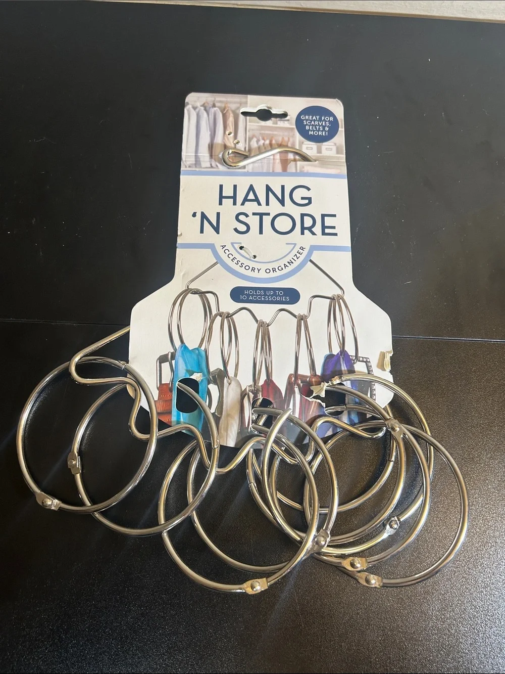 Evriholder Hang 'n Store Accessory Organizer Hold 10 Garments